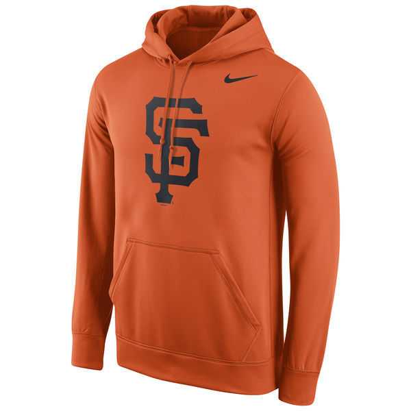 Men's San Francisco Giants Nike Logo Performance Pullover Hoodie - Orange,We sell and wholesale Men's San Francisco Giants Nike Logo Performance Pullover Hoodie - Orange on line form chian!